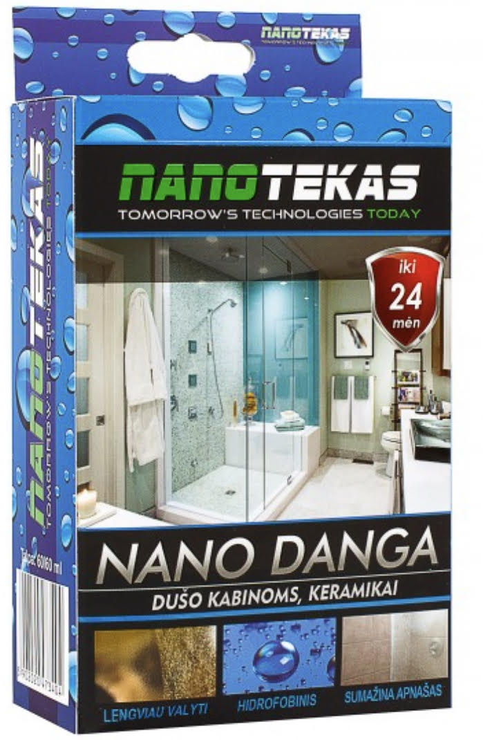 Nano húðun fyrir sturtu gler